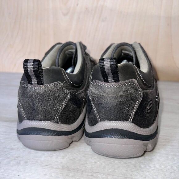 Skechers Montz Reyvon Relaxed Fit Memory Foam Brown Men's 10.5 - Picture 5 of 11